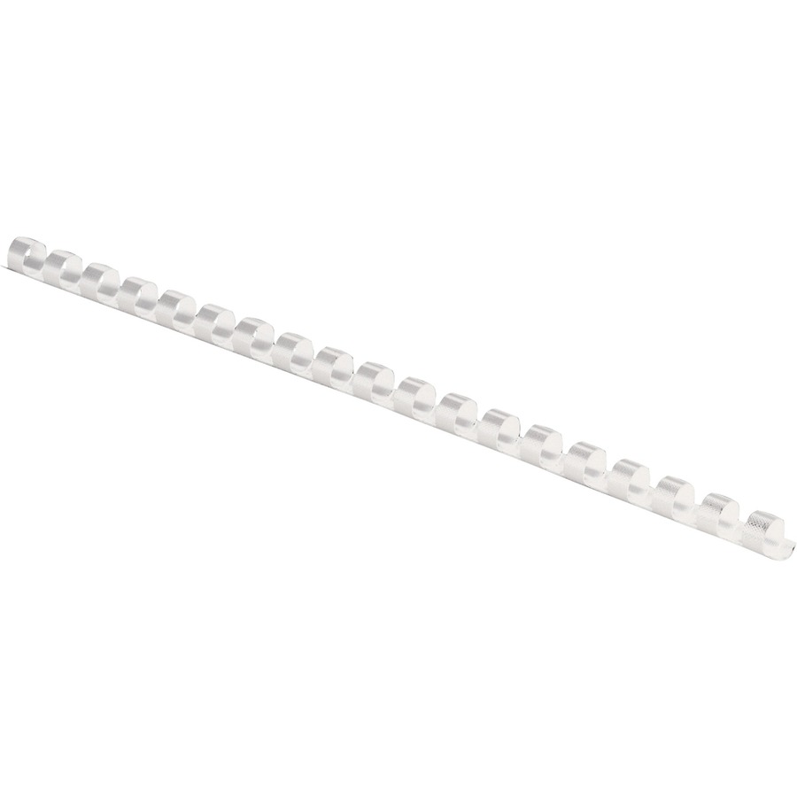 Fellowes Plastic Combs - Round Back 5/16" 40 sheets White, 100 pk
