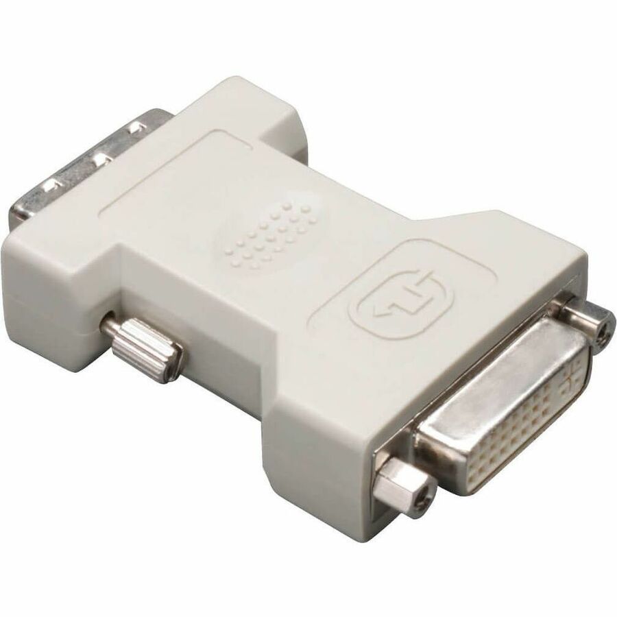 Tripp Lite DVI-I Female to DVI-D Male Dual Link Video Cable Adapter Converter DVI-I to DVI-D F/M - 1 x DVI-D Digital Video Male - 1 x DVI-I Video Female - Gold Contact - Beige