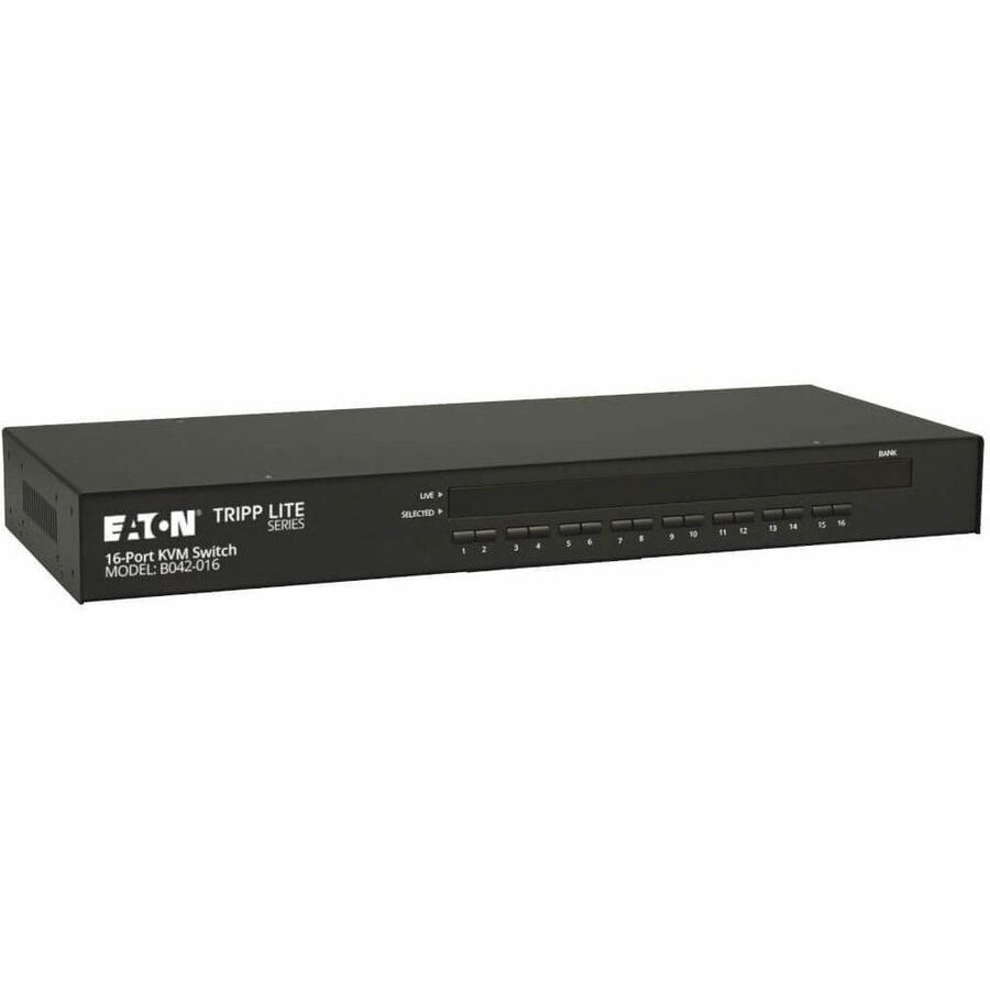 Tripp Lite by Eaton 16-Port 1U Rack-Mount USB/PS2 KVM Switch with On-Screen Display