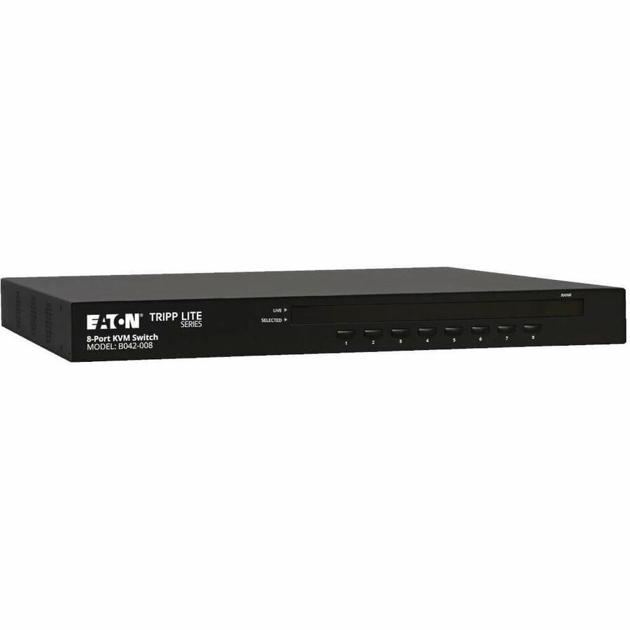 Tripp Lite by Eaton Rackmount KVM Switch 8-Port / USB / PS2 w/ On Screen Display 1U