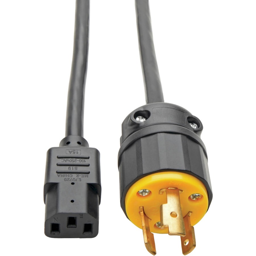 Tripp Lite by Eaton Computer Power Cord NEMA L6-20P to C13 - Heavy-Duty 15A 125V 14 AWG 6 ft. (1.83 m) Black