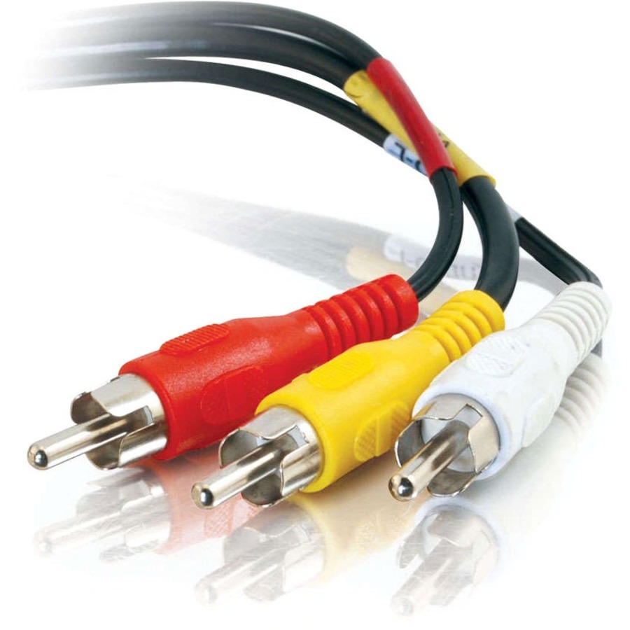C2G 25ft Value Series Composite Video + Stereo Audio Cable
