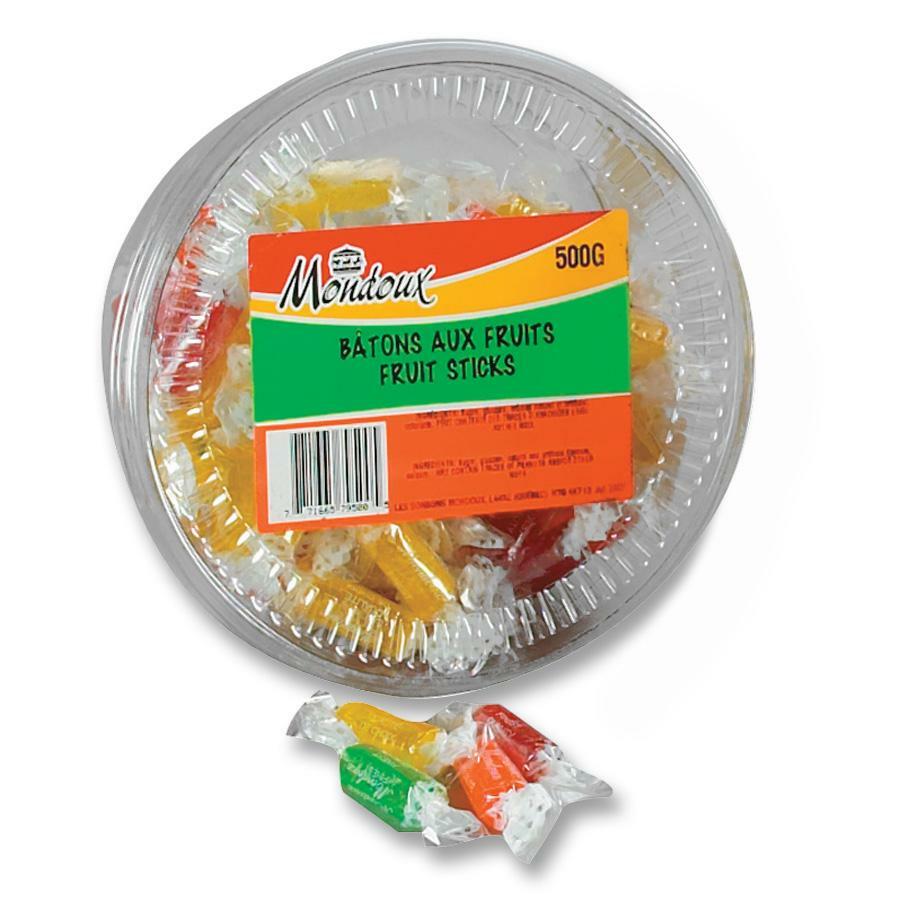 Mondoux Gourmet Fruit Sticks Hard Candy Madill The Office Company