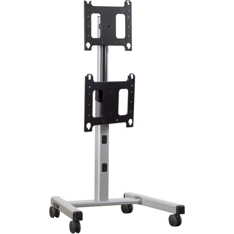 Chief P-Series Dual Vertical Display Accessory - For Mobile Cart - Black