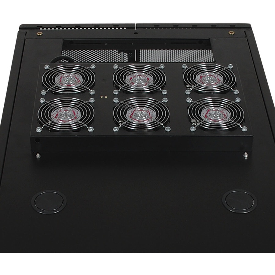 Tripp Lite by Eaton SmartRack Roof-Mounted Fan Panel - 6-120V high-performance fans; 630 CFM 5-15P plug