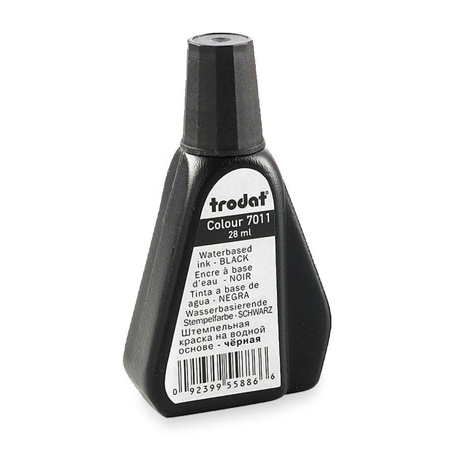 Trodat GmbH 22711 Trodat Black Ink for Stamp Pad