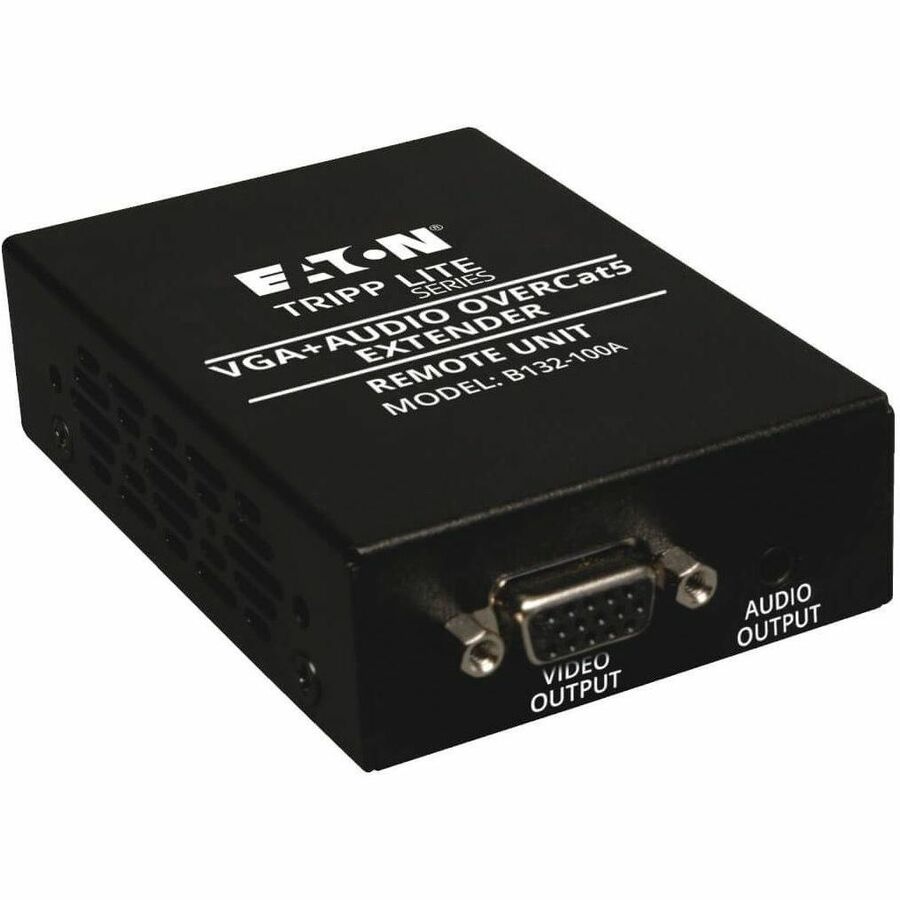 Eaton Tripp Lite Series VGA over Cat5/6 Extender, Box-Style Receiver for Video/Audio, Up to 1000 ft. (305 m), TAA