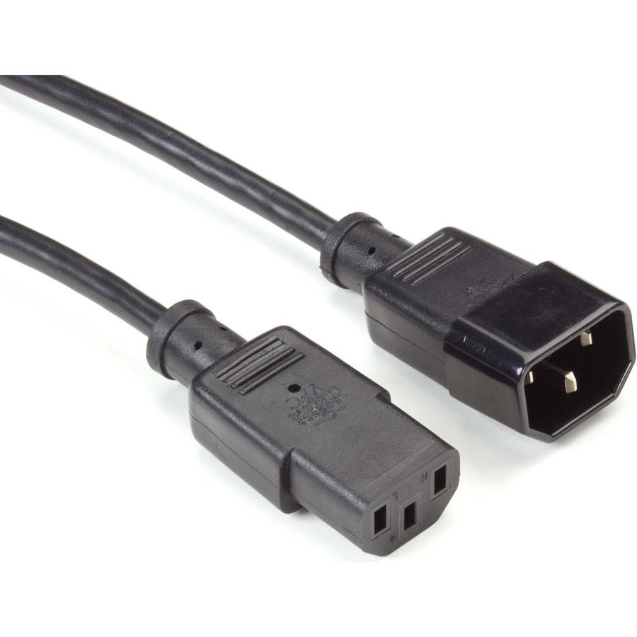 Black Box Power Cord - IEC-60320-C13 to IEC-60320-C14, 6-ft. (1.8-m)