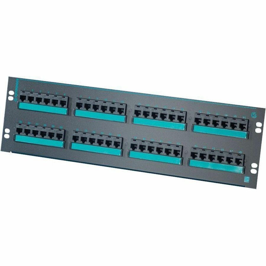 Ortronics Clarity 5e Panel, Cat5e, Six-Port Modules