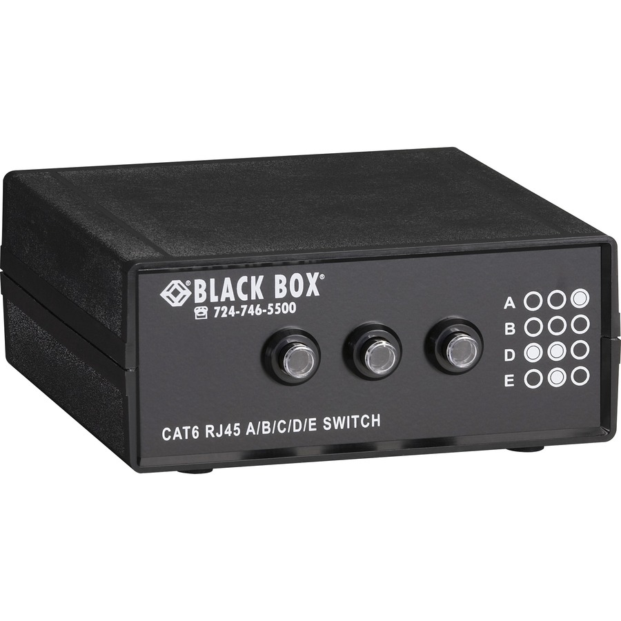 Black Box - 4-to-1 CAT6 10-GbE Manual Switch (ABCD)