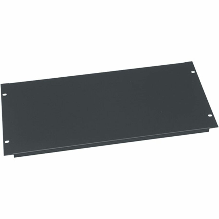 Middle Atlantic 5RU Blank Rack Panel - Steel and Flanged Blanking Panel - Flat Black Powder Coat