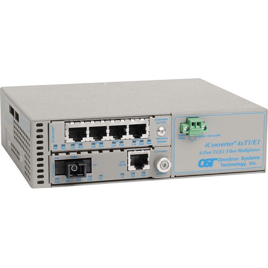 Omnitron Systems iConverter 4-Port T1/E1 Multiplexer