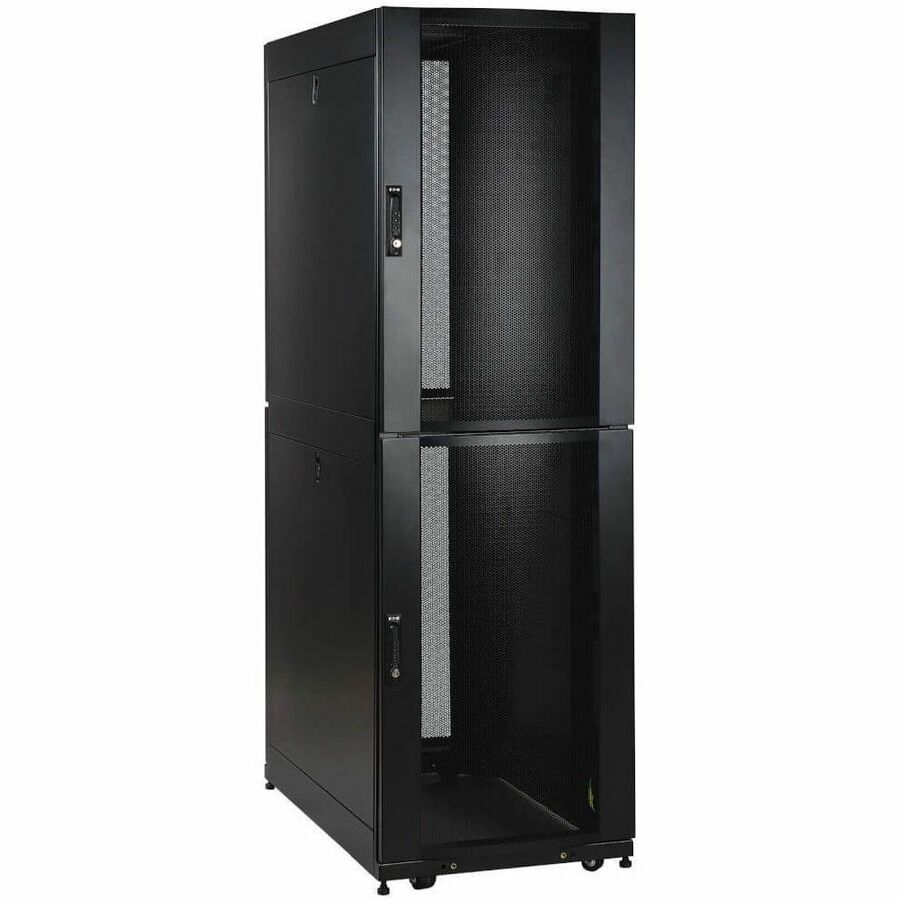 Tripp Lite by Eaton 48U SmartRack Co-Location Standard-Depth Rack Enclosure Cabinet - 2 separate compartments