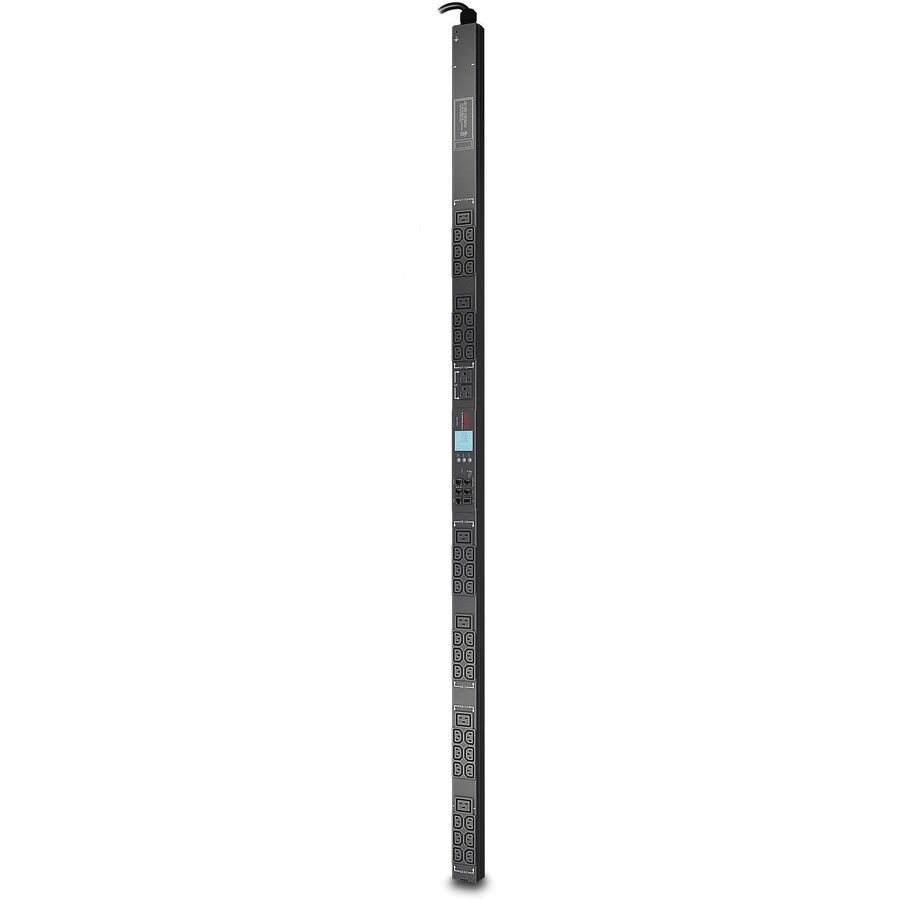 APC NetShelter Metered Rack PDU, 0U, 5.7kW, 208V, 3 phase 20A, 36 C13, 6 C19, 2 NEMA 5-20R outlets