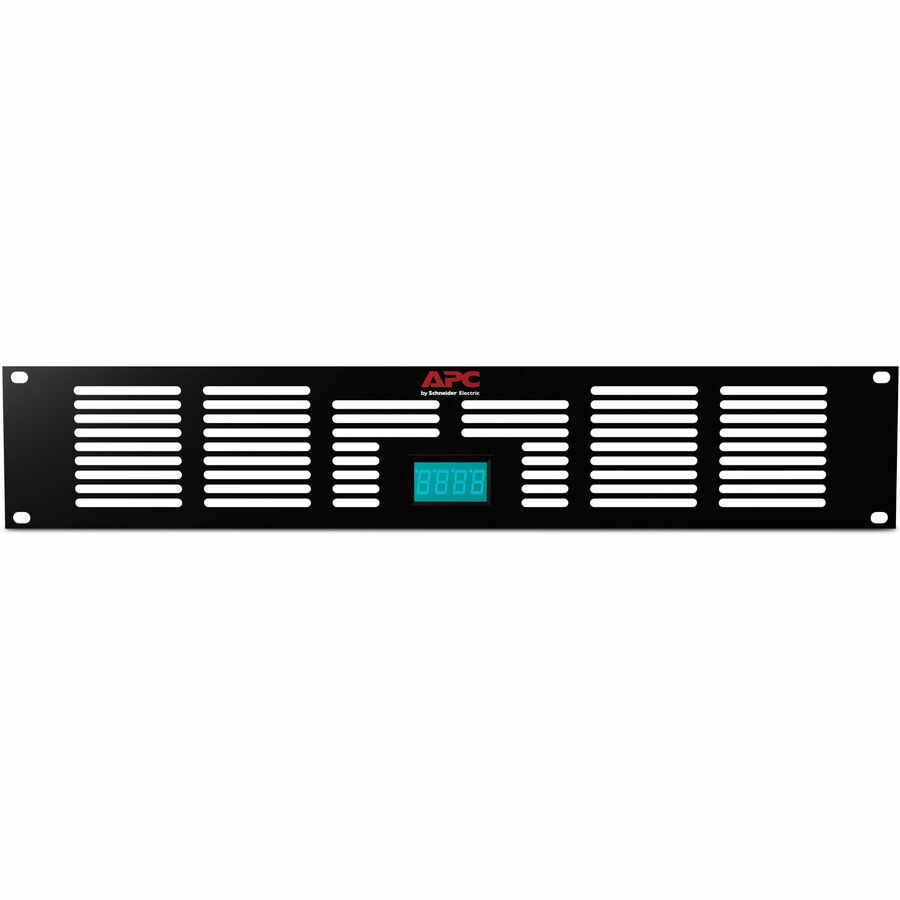 NetShelter 2U Vent Panel with Temperature Display for 2U Rack Fan Panel (ACF600)