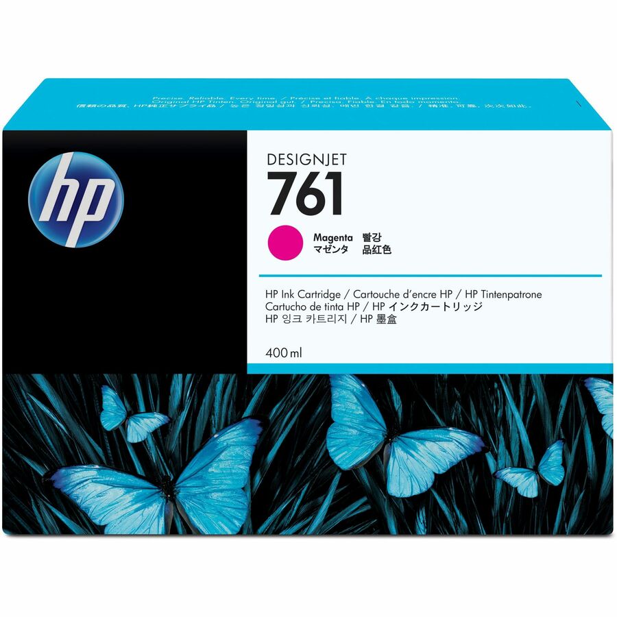 HP 761 (CM993A) Original Inkjet Ink Cartridge - Single Pack - Magenta - 1 Each