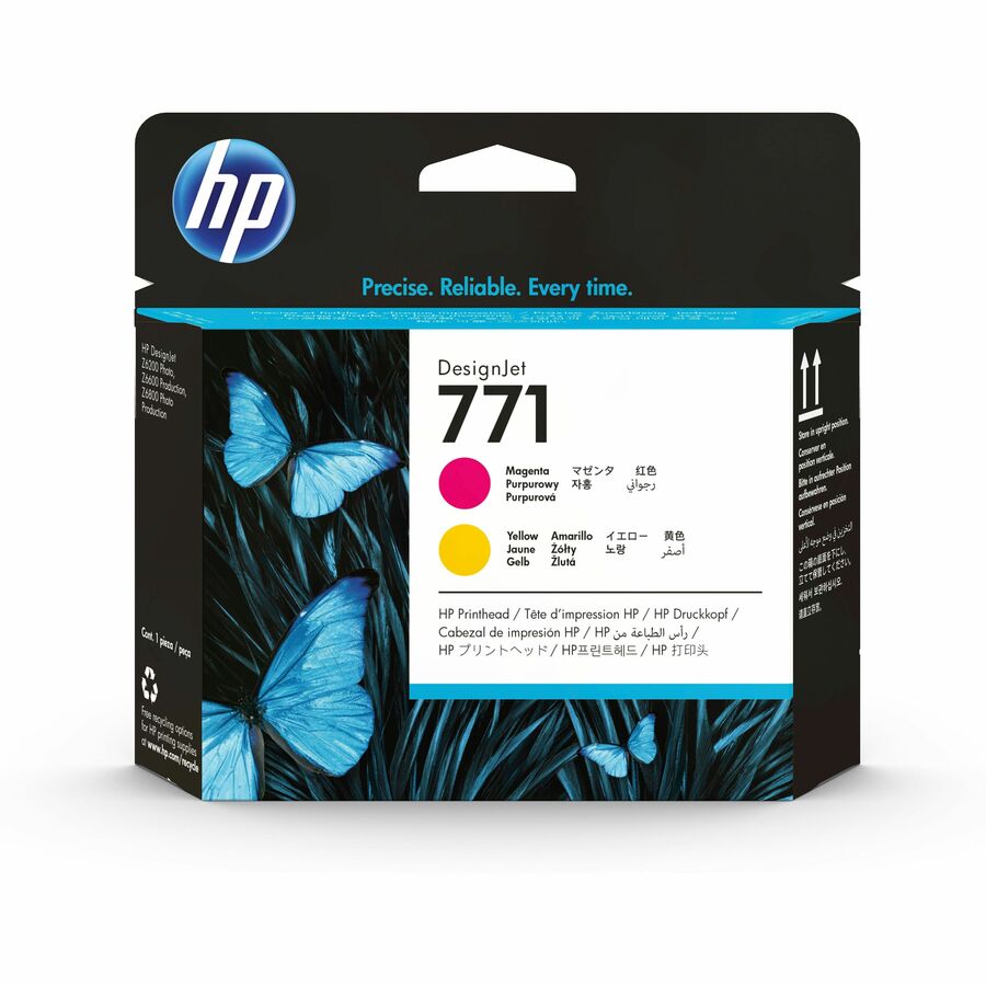 HP 771 (CE018A) Original Inkjet Printhead - Single Pack - Magenta - 1 Each