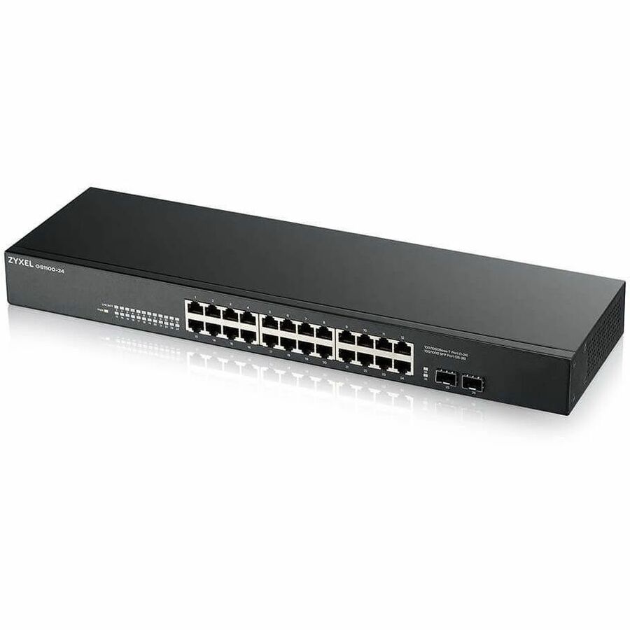 ZYXEL GS1100-24 24-Port Gigabit Ethernet Switch with 2 SFP Uplinks