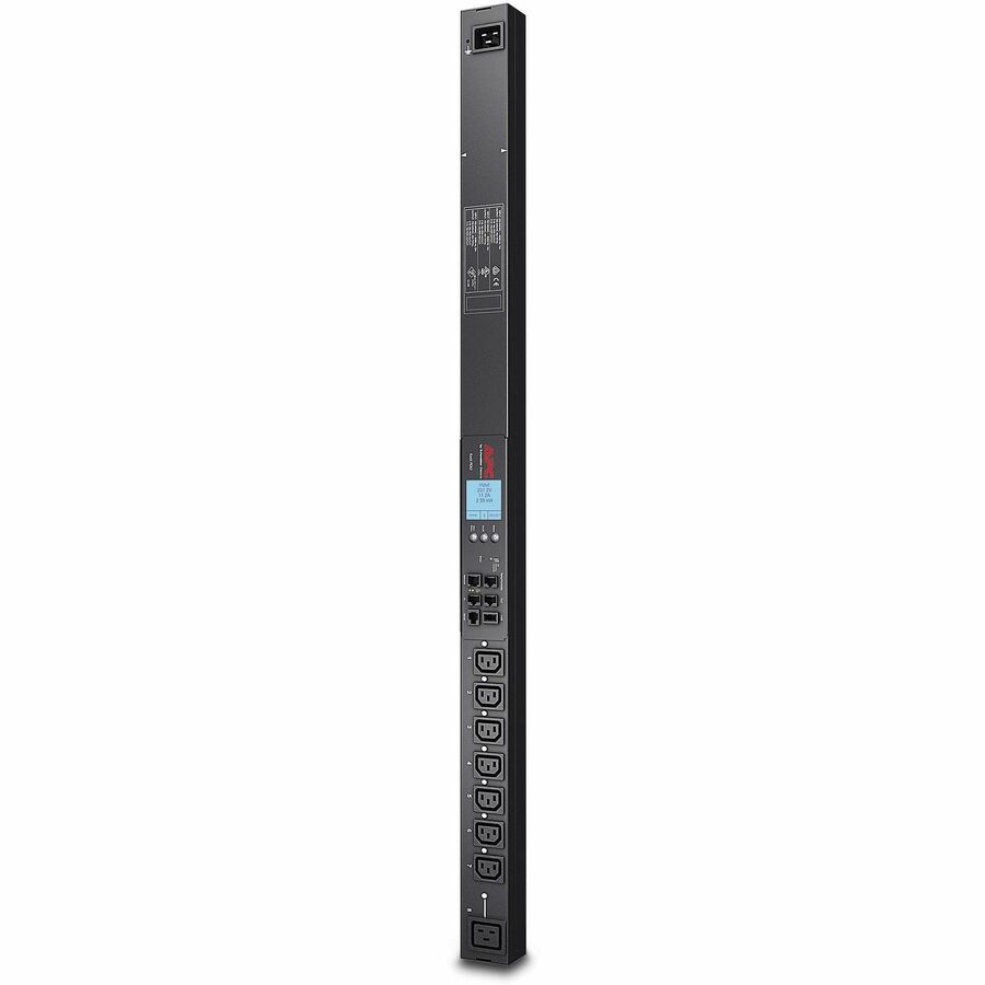 APC NetShelter Switched Rack PDU, 0U, 20A/208V, 16A/230V, 7 C13 and 1 C19 outlets