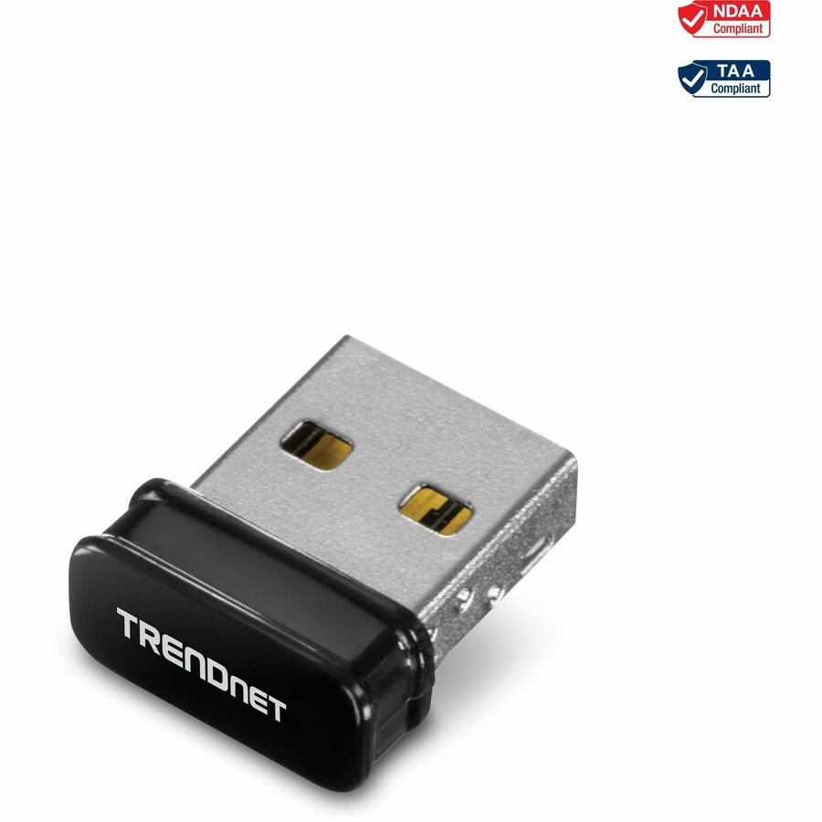 TRENDnet Wireless N150 Micro USB Adapter, WPA2 Encryption, Easy Setup, Ultra Compact Design, QoS, Windows & Mac Compatible, TEW-648UBM