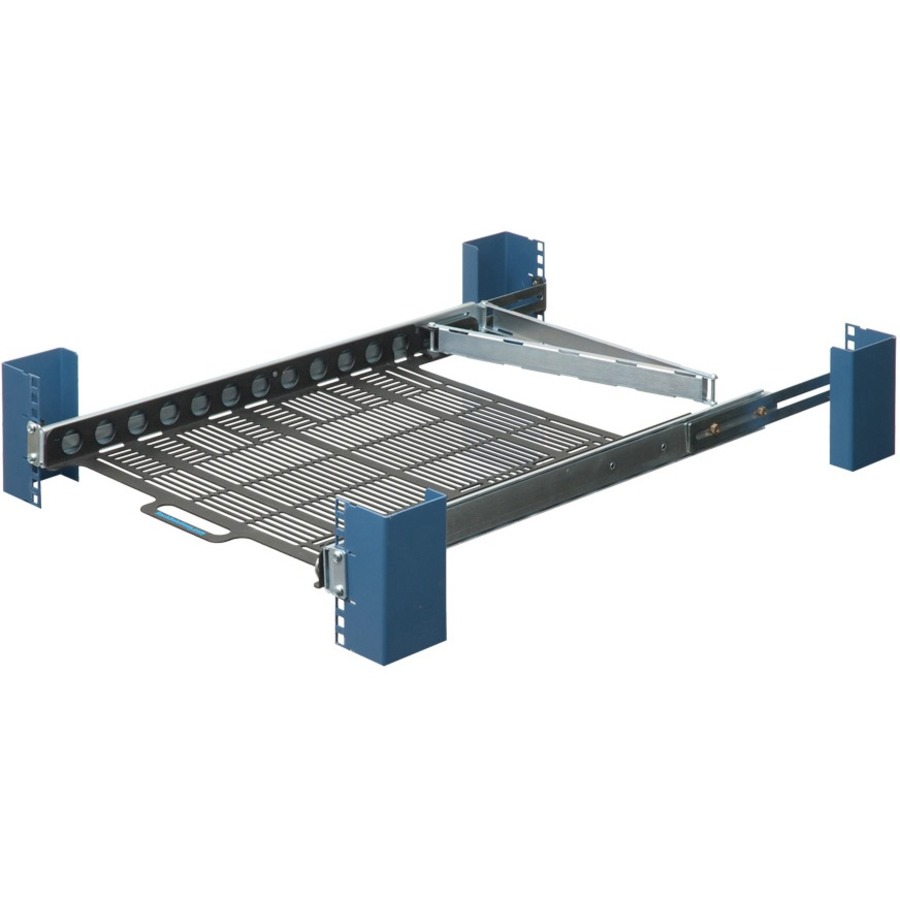 Rack Solutions 1U Dry Sliding Computer Shelf with Cable Management Arm