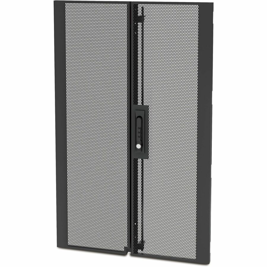 APC NetShelter SX Colocation 20U 600mm Wide Perforated Split Doors Black