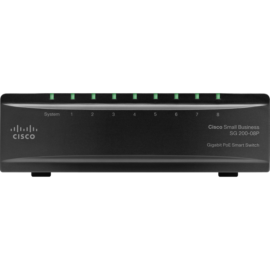 Cisco SG200-08P Gigabit PoE Smart Switch