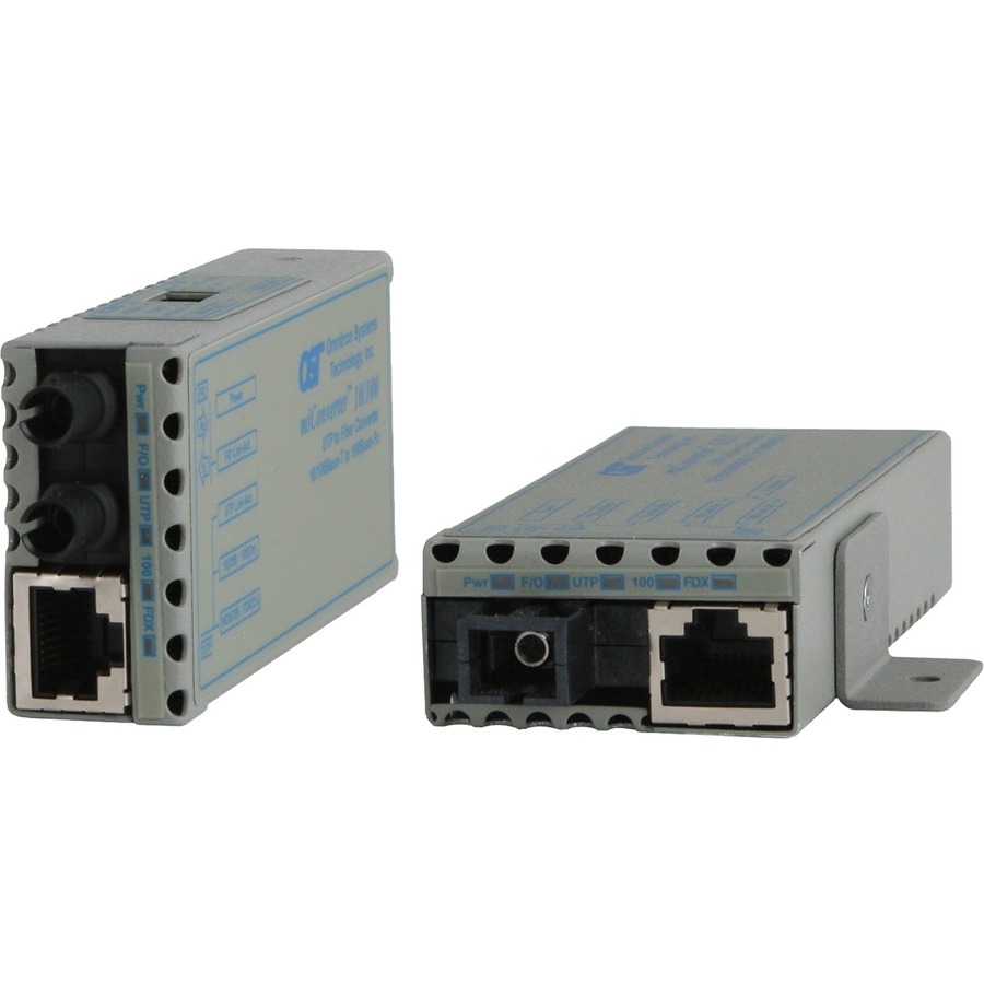Omnitron Systems Miniature 10/100BASE-TX to 100BASE-FX Ethernet Media Converter