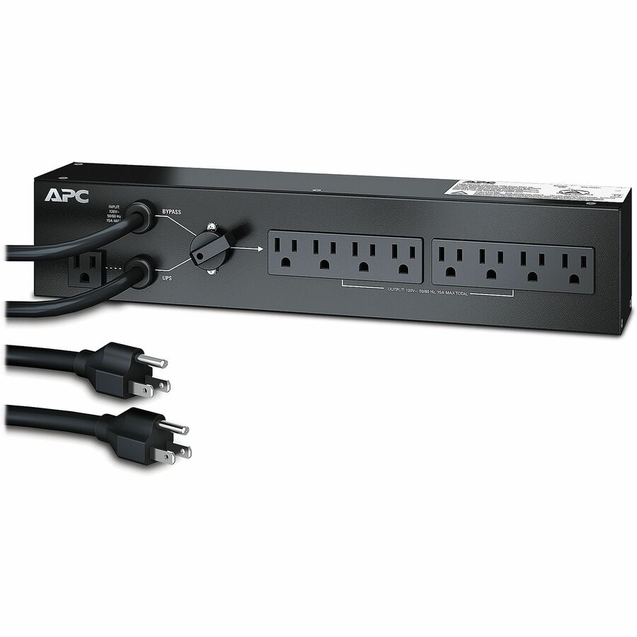 APC Service Bypass PDU, 120V 15AMP W/ (8) NEMA 5-15R