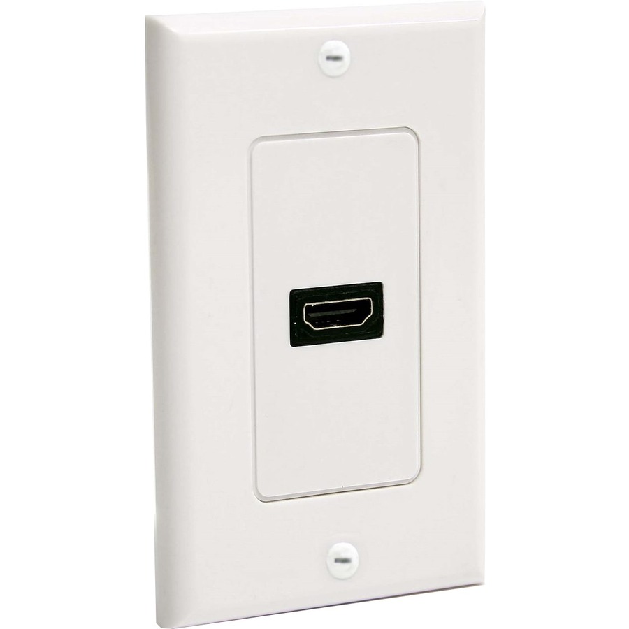 StarTech Single Outlet Female HDMI® Wall Plate White