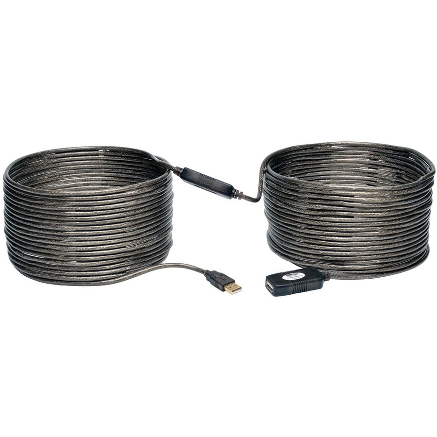 Tripp Lite by Eaton 20M USB 2.0 Hi-Speed Active Extension Repeater Cable USB-A M/F 65ft 20 Meter