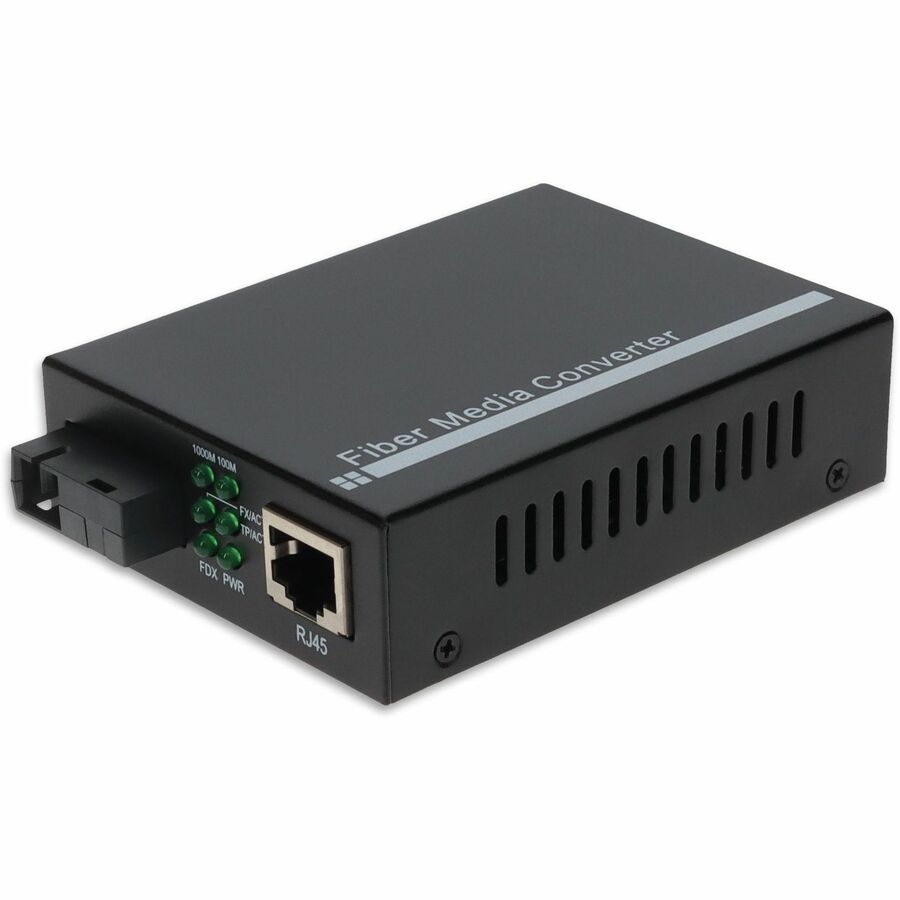 AddOn 10/100Base-TX(RJ-45) to 100Base-BXU(SC) BiDi SMF 1310nmTX/1550nmRX 20km Media Converter