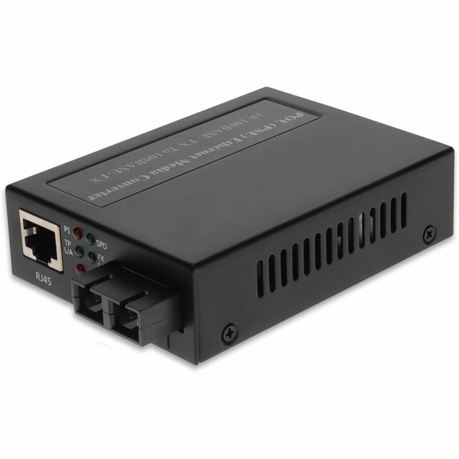 AddOn 10/100Base-TX(RJ-45) to 100Base-FX(SC) MMF 1310nm 2km POE Media Converter