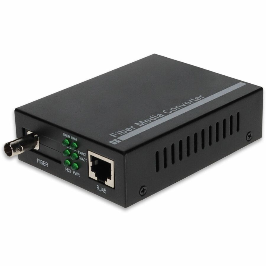 AddOn 10/100Base-TX(RJ-45) to 100Base-BXD(ST) BiDi SMF 1550nm/1310nm 20km Media Converter