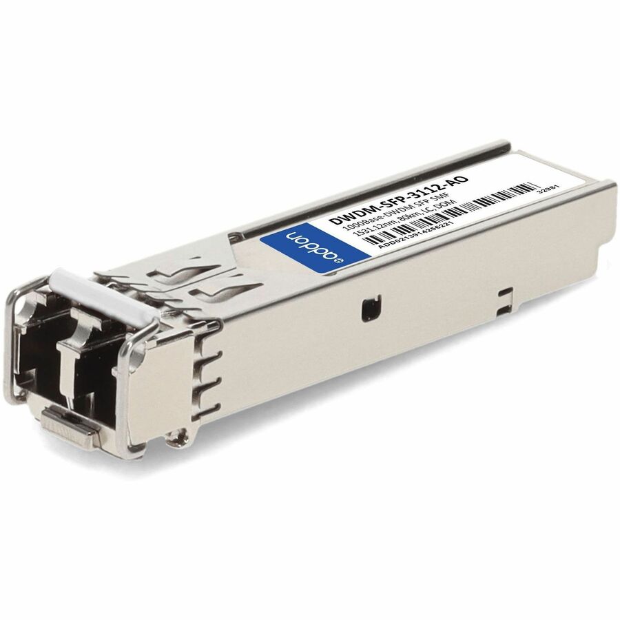 AddOn Cisco® DWDM-SFP-3112 Compatible TAA 1000Base-DWDM SFP Transceiver C-Band 100GHz (SMF, 1531.12nm, 80km, LC, DOM)
