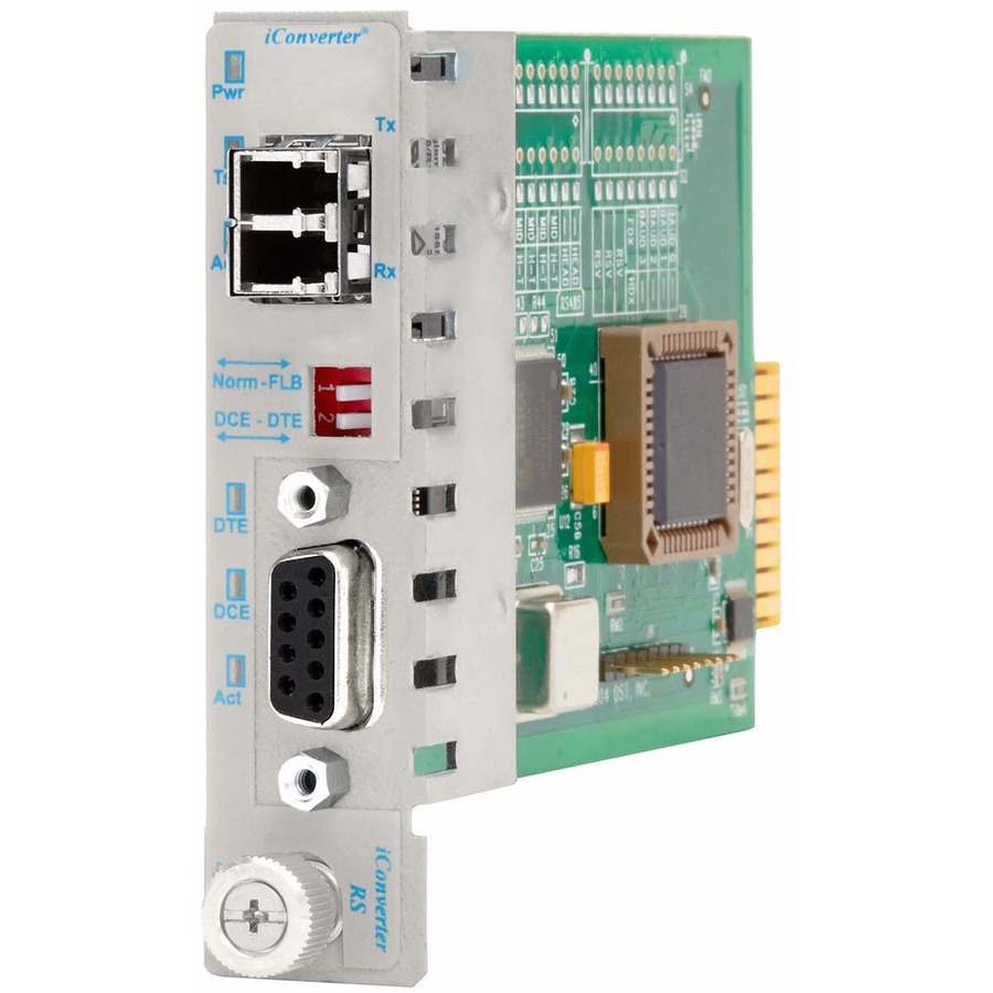 iConverter RS-422/485 Serial to Fiber Media Converter DB-9 LC Single-Mode 60km Module
