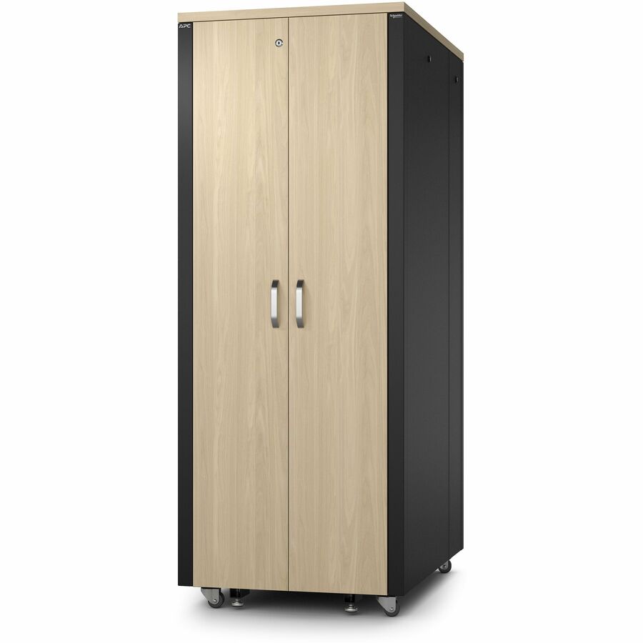 APC NetShelter Soundproof, 38U, Server Rack Enclosure, 120V, Maple