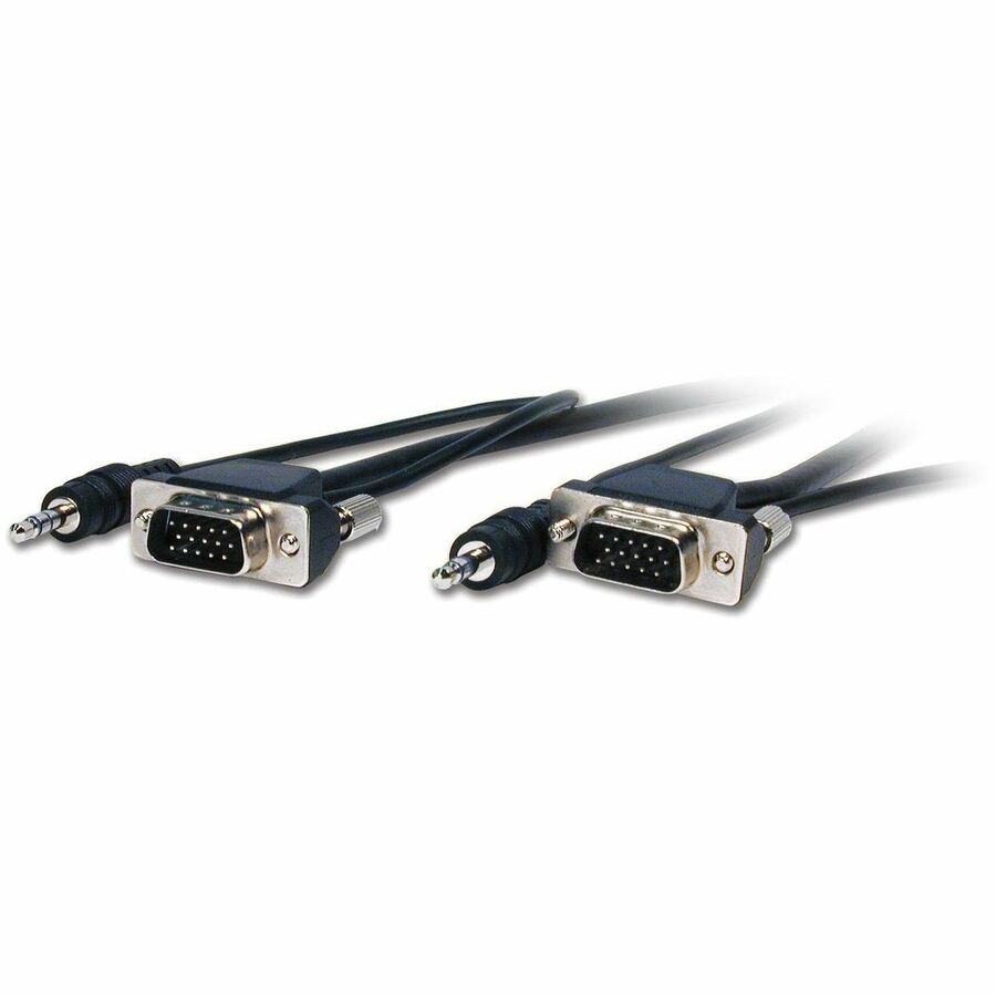 Comprehensive MicroFlex Pro AV/IT VGA HD15 plug to plug w/audio cable 12ft