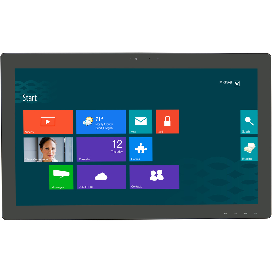 Planar Helium PCT2785 27" Class Webcam LCD Touchscreen Monitor - 16:9 - 12 ms