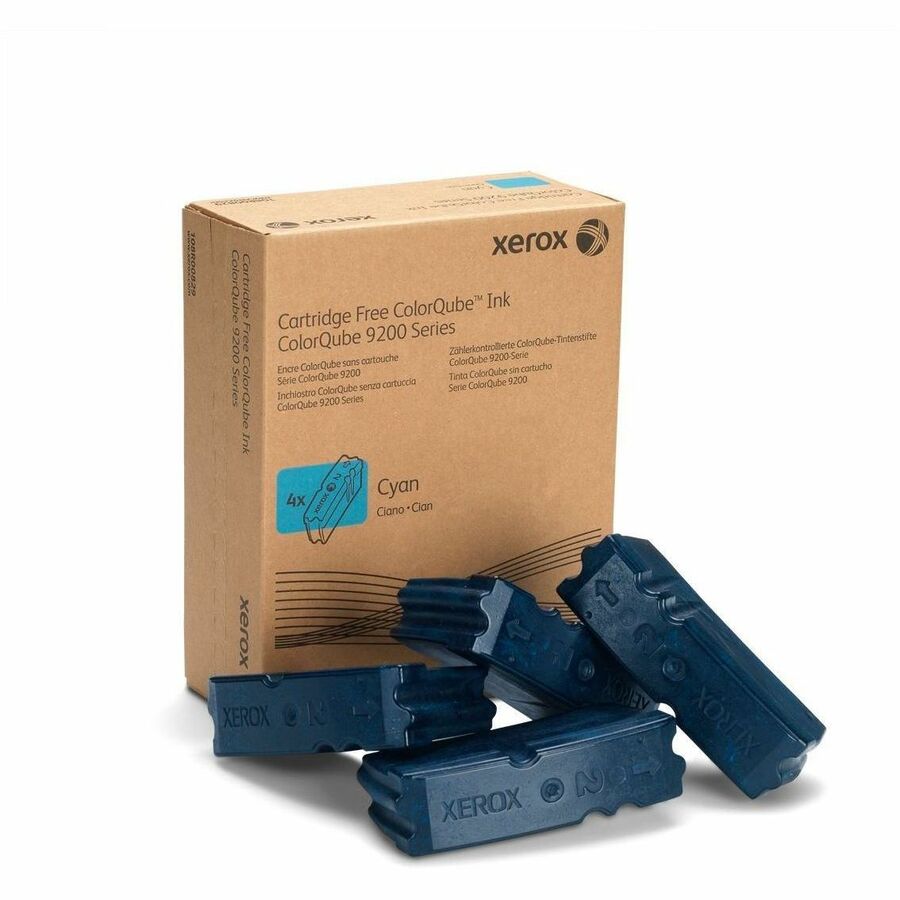 Xerox Genuine ColorQube™ 9201/9202/9203/9301/9302/9303 Cyan Solid Ink (37000 Pages) - 108R00829