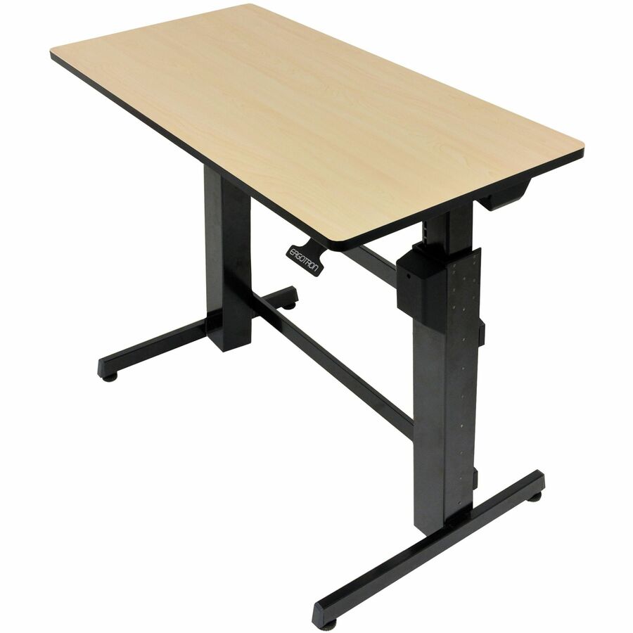 Ergotron WorkFit-D Sit-Stand Desk (birch)