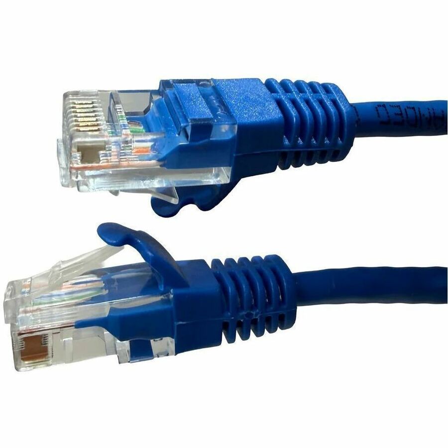 4XEM 25FT Cat5e Molded RJ45 UTP Pure Copper Patch Cable (Blue)