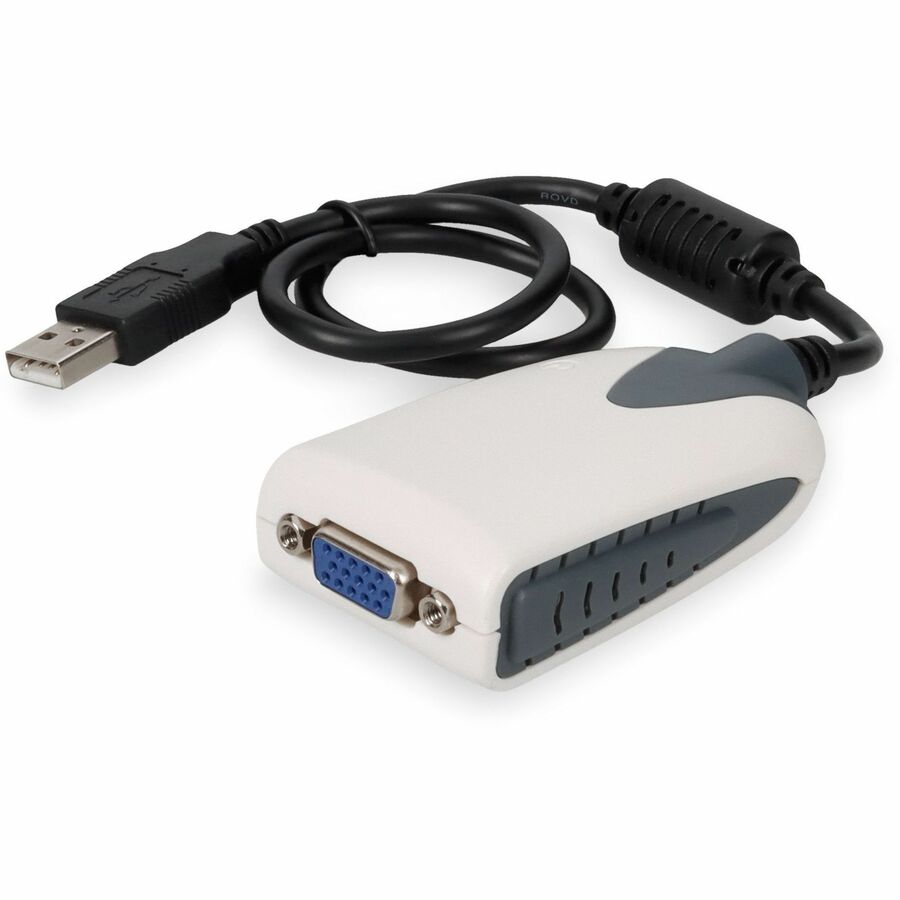 AddOn USB 2.0 (A) Male to VGA Female Black Adapter