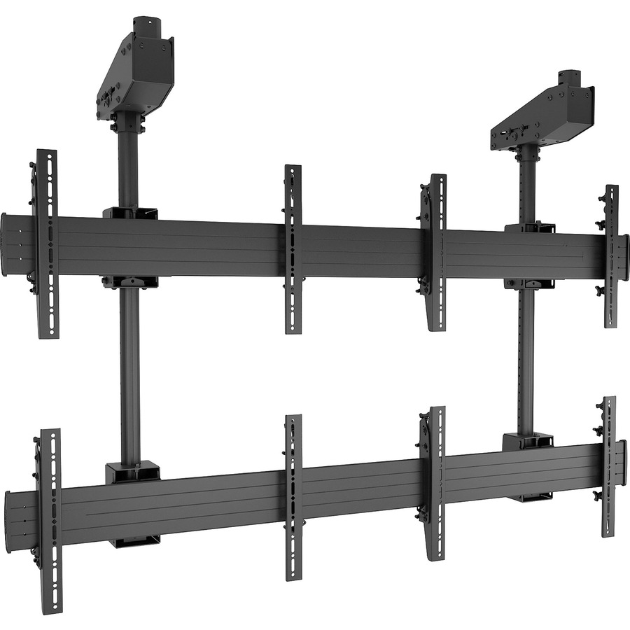 Chief Fusion Adjustable Large 2x2 Video Wall Ceiling TV Mount - For 42-50 Inch Flat Panel TVs - Black