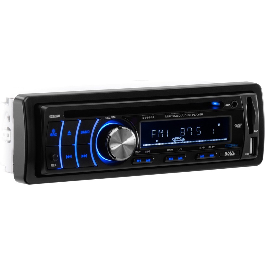 New Boss Bv6652 Single Din Dvd Cd Mp3 Receiver And Remote - Newegg.com