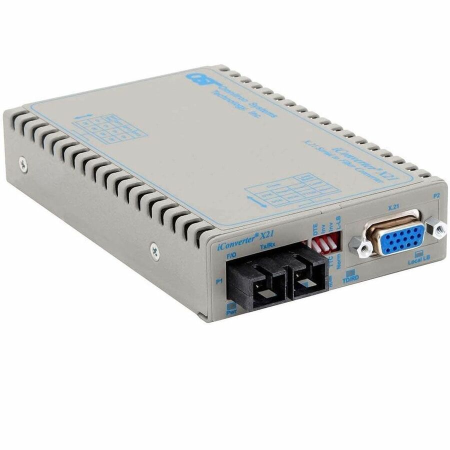 Omnitron Systems X.21 Serial to Fiber Media Converter
