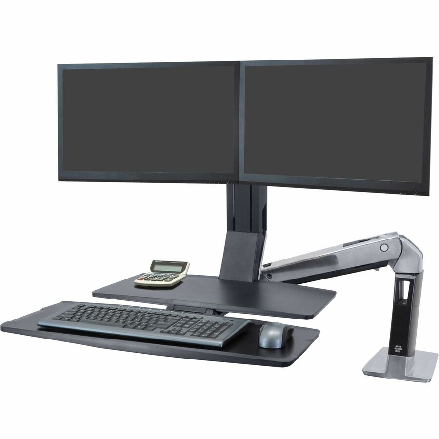 Ergotron WorkFit-A, Dual Workstation with Worksurface