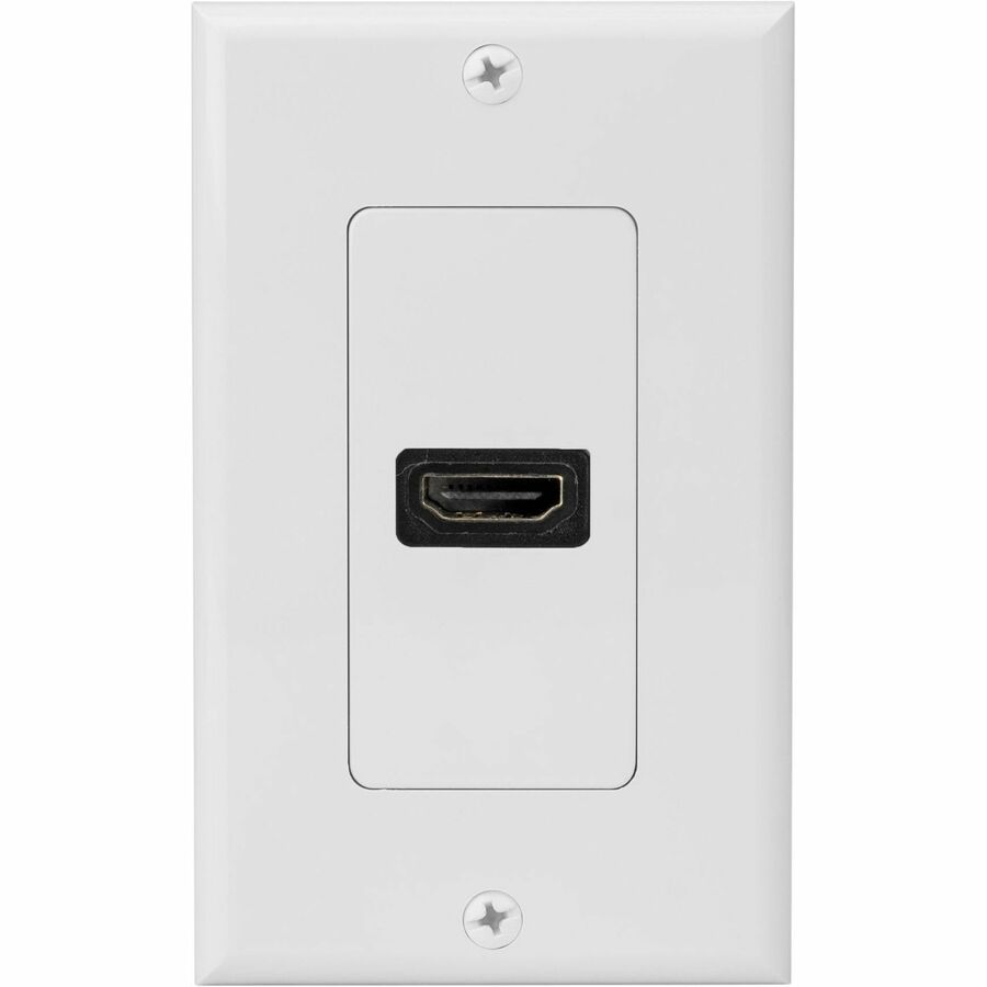 4XEM Single Outlet Female High Speed HDMI Wall Plate with 3D support