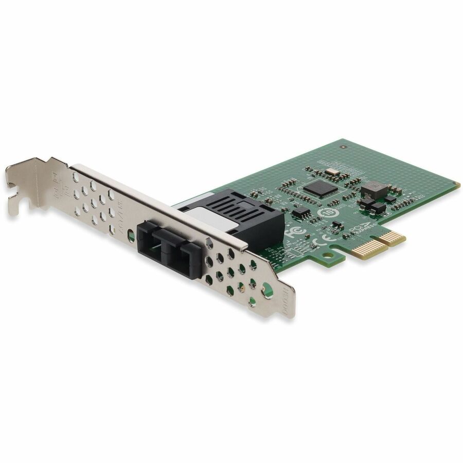 AddOn 1Gbs Single Open SC Port 10km SMF PCIe x1 Network Interface Card