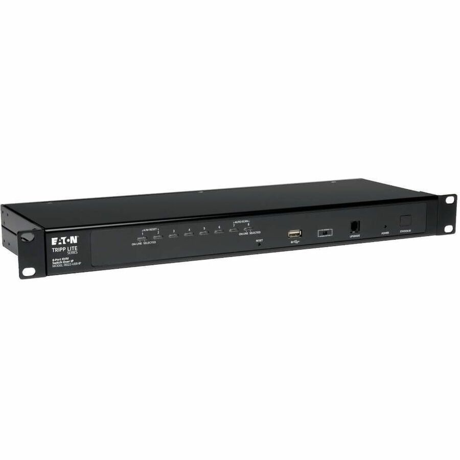 Tripp Lite by Eaton 8-Port Rackmount KVM Switch w/ Built in IP and On Screen Display 1U